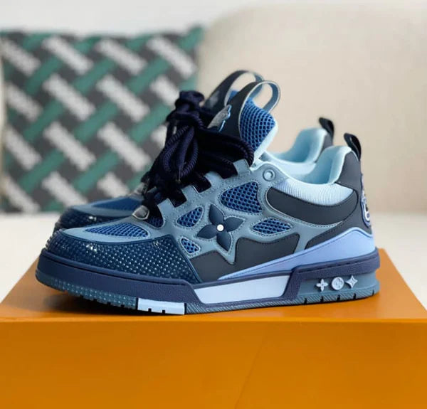 Tênis Louis Vuitton LV Skate Sneaker Azul