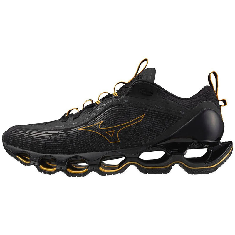 Tênis Mizuno Wave Prophecy 13 Preto/Dourado