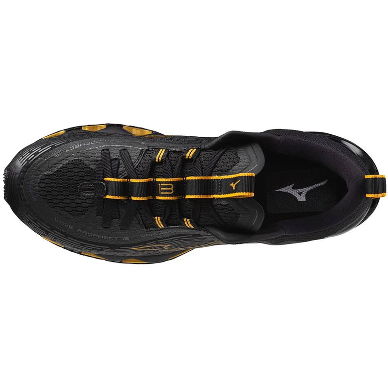 Tênis Mizuno Wave Prophecy 13 Preto/Dourado