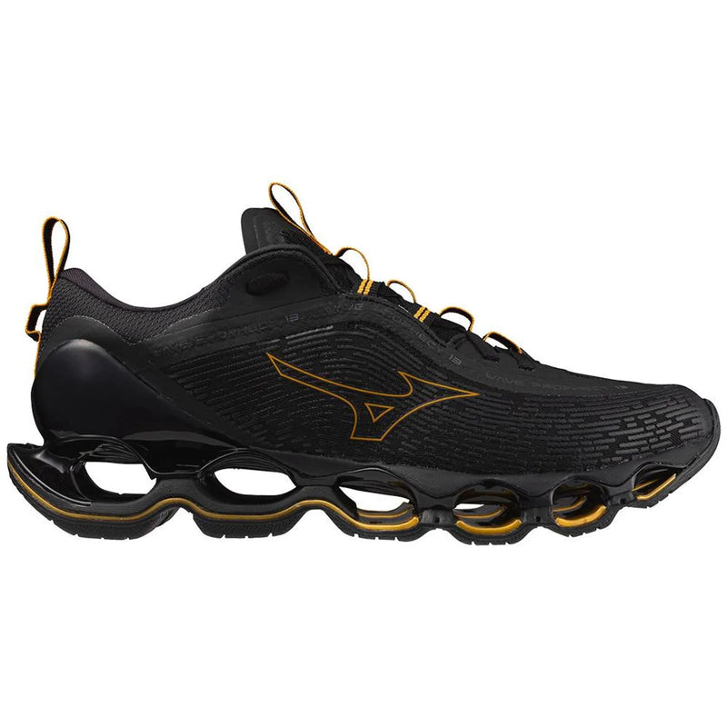 Tênis Mizuno Wave Prophecy 13 Preto/Dourado