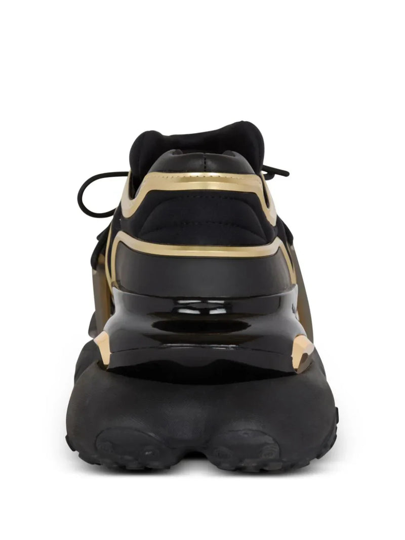 Tênis Balmain Unicorn Wave Preto/Dourado