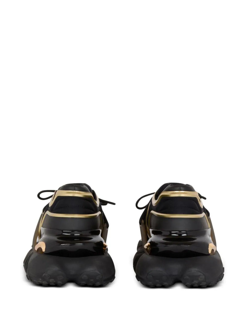 Tênis Balmain Unicorn Wave Preto/Dourado