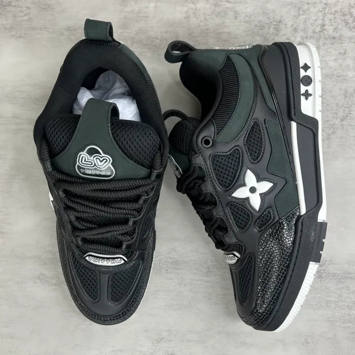 Tênis Louis Vuitton LV Skate Sneaker Black White