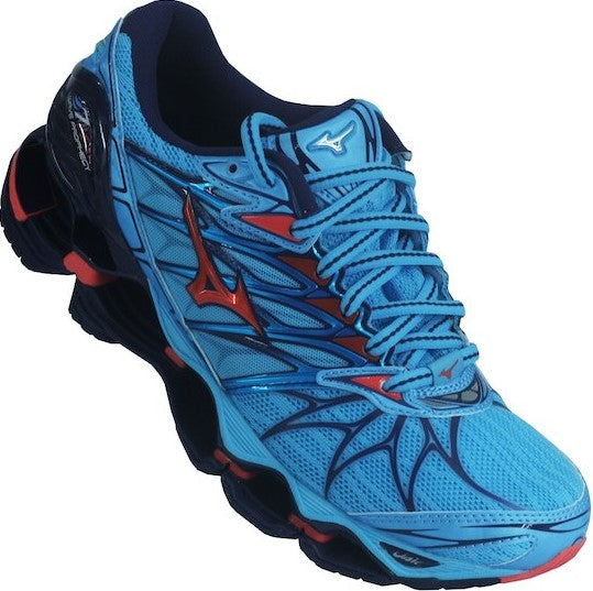 Tênis Mizuno Wave Prophecy 7 Azul/Rosa