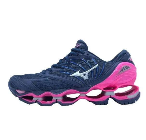 Tênis Mizuno Wave Prophecy 8 Azul/Rosa