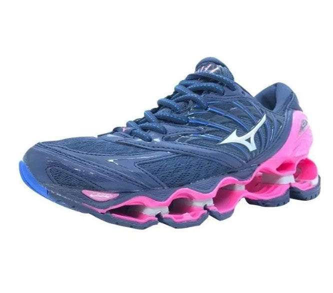 Tênis Mizuno Wave Prophecy 8 Azul/Rosa